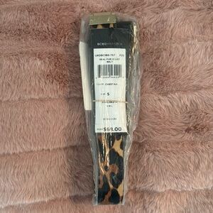 BCBG Max Azria real fur waist belt